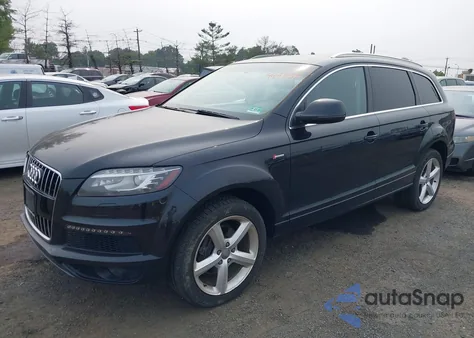 2013 Audi Q7 3.0T S Line Prestige z USA, uszkodzony, nr VIN WA1DGAFE9DD001727